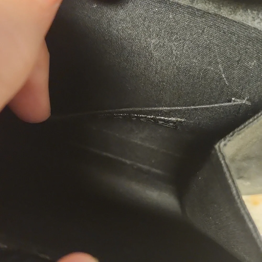 Reaction Kenneth Cole black bag metal hand strap evening bag mini bag Purse